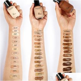 Foundation Pudaier 40Ml Matte Makeup Cream For Face Professional Concealing Make Up Tonal Base High Erage Liquid Longlasting Drop De Dhesb