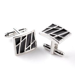 All-match Crystal Cuff links Diamond Cross Sign Enamel Cufflinks business Franch T Shirts Suits button will and sandy Jewellery