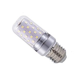 E27 E14 E12 Three Colour LED Corn Bulbs High power 12W 16W SMD2835 Candle Bulb Chandelier Candles LED Light Home Decorations crestech168