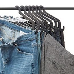 Hangers & Racks 5Pcs Lazy Pants Rack Portable For Clothes Multifunction Shelves Wardrobe Closet Storage Organiser Hanger Drying