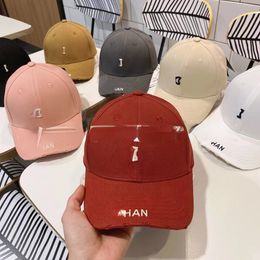Couple Solid Color Baseball Cap Ins Peaked Cap Spring and Summer Outdoor Sun Hat Men