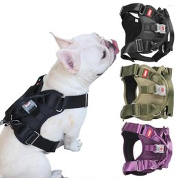 Dog Collars LED Luminous Harness Tactical Pet Training Vest With Light Reflective No-Pull For Small Large Dogs 2023