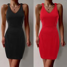 Casual Dresses Womens V Neck Adjustable Strap Zipper Dress Dating Party Sexy Sling Plus Sized Prom Gowns Midi Formal