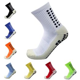 Men's Socks New Sports Anti Slip Soccer Socks Cotton Football Men Grip Socks calcetas antideslizantes de futbol Z0227