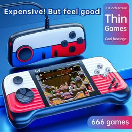 G9 Portable Handheld Retro Classic Nostalgic host Built-in 666 Game Console 3.0 HD Screen TV Connexion Christmas Present For Children