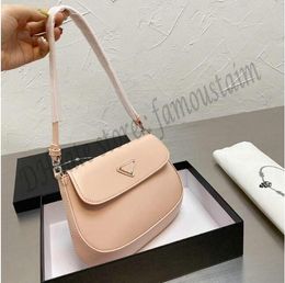 Women Designer Cleo Underarm Shoulder Bag Italy Milano Cowskin Crossbody Handbags Genuine Leather Woman Fashion Handbag Luxurys Designers Bags High