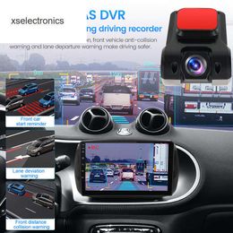 Update Dash Cam ADAS Car DVR ADAS Dashcam DVRs Video HD 720P USB TF Card 32G/64G/128G Auto Recorder for Android Multimedia Player DVD Car DVR