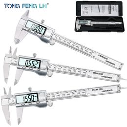 Vernier Callipers TON09 6-Inch 150mm Stainless Steel Electronic Digital Calliper Metal Micrometre Measuring 230227