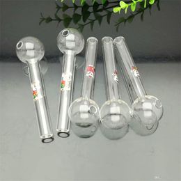 Smoking Accessories Colour cartoon logo mini-glass direct-fired pot Glass Bongs Oil Burner Pipes Water Pipes Oil Rigs