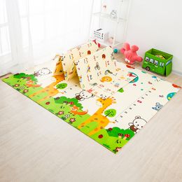 Play Mats XPE Baby Mat Cartoon Educational Play Mats Puzzle Soft Floor Toys for Children Carpet Climbing Pad Kids Rug Activity Game 230227