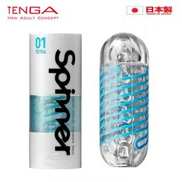 Masturbators TENGA 6 Styles Cool Pussy Reusable Masturbation Silicone Real Vagina Masturbador Cup Sex Toys for Summer SPINNER Spiral Pocket L230228