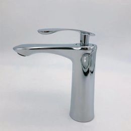 Bathroom Sink Faucets Lavatory Kitchen Faucet Basin Water Tapware Replacement And Cold Mixer Tub Single Handle Deck Sprayer Silver