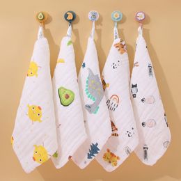 Gauze towel newborn pure cotton small square towel baby drool towel children's towel cotton