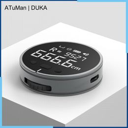 Tape Measures DUKA ATuMan Little Q Electric Ruler Distance Metre HD LCD Screen Measure Tools Rechargeable 230227