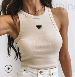 designer Summer Women t shirts Crop Top Sexy Designer Brand Sport Shoulder Black White Tank Casual Sleeveless Backless Tee Shirts ALG2