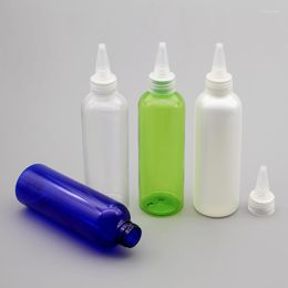 Storage Bottles 30pcs 200ml Empty Water Lotion Plastic With Twist Top Cap Liquid Packaging Containers Glue Container Pointed