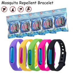 New Mosquito Repellent Bracelet Mosquito Killer Silicone Wristband Outdoor Summer Kids Children Insect Killer Band Anti-Mosquito