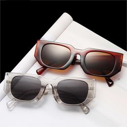 Sunglasses Vintage Wide Leg Big Frame Men UV400 Personality Retro Square Modern Sun Glasses Rectangle Shade EyewearSunglasses