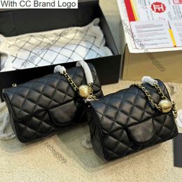 CC Brand Shoulder Bags Classic Flap Black Cowhide Quilted Bags Vintage Shiny Genuine Leather Gold Metal Hardware Wallets Multi Pochette Key Pouches Womens Luxur