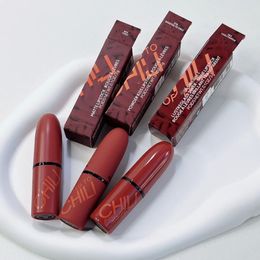 Luxury Brand Lipstick Chilis Crew POWEDER KISSLIPSTICK Rouge Alevres-matte long-lasting 3 color fast ship