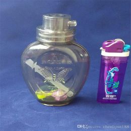 Acrylic water bottle Wholesale Glass Hookah, Glass Water Pipe Fittings