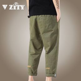 Men's Pants Men's Cargo Pants Solid Harem Pants Hip Hop Casual Male Joggers Trousers Fashion Streetwear Sweatpants Men Clothing 230228