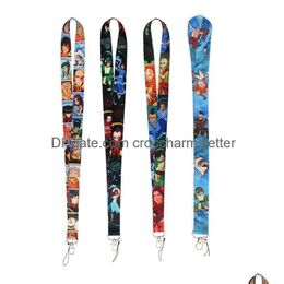 Cell Phone Straps Charms Shoe Parts Accessories Lx9 Animation Series Keychain Rope Mobile Neckband Lanyard Key Id Card Usb Badge C Otc9U