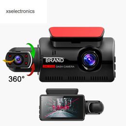 Update 2 Lens Car Video recorder HD1080P Dash Cam Car Black Box 3.0inch IPS Camera Recorder Night Vision G-sensor Loop Recording Dvr Car DVR