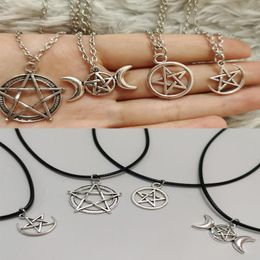 Pendant Necklaces Fashionable Women's Moon Necklace Bohemian Simple Jewelry