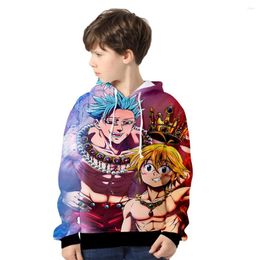 Men's Hoodies The Seven Deadly Sins Sweatshirt Rod Sleeve Fashion Children Style Polyester Unisex