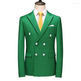 Men's Suits 2023 Men Long Sleeve Blazers Handsome Outfits Street Wear Casual Coat Male Fashion Korea Style Clothing Tops H140