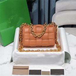 Designer Luxury Intrecciato Padded Ladies Shoulder Bag Lambskin Pink Shoulder Bag 7A Quality Size 26x18x8cm