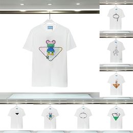 17 estilos para hombres THICHS diseñador de diseñadores de camiseta de camiseta de camiseta de verano pareja de camiseta de gran tamaño