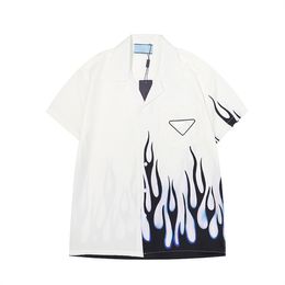 1 Men Designer Shirts Summer Shoort Sleeve Casual Shirts Fashion Loose Polos Beach Style Breathable Tshirts Tees Clothing Q21