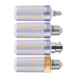 Led Corn Bulb Lights E14 Chandelier Candle Light E27 Lamps 2835 SMD110V 220V Warm White 3000K Cool White 6500K NatureWhite 4000K usalight