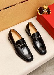 2023 Mens Designer Dress Shoes Genuine Leather Handmade Wedding Business Formal Shoes Male Brand Casual Loafers Size 38-45