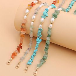 Choker 2023 Bohemian Turquoise Necklaces Fashion Colourful Beads Simulated Pearls Necklace For Women Summer Beach Jewellery