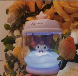 Novelty Items LED Romantic Kuromi Lamp Bedroom Decoration star Shaped Night Light Anime Doll Desk Lamp Kids Gift