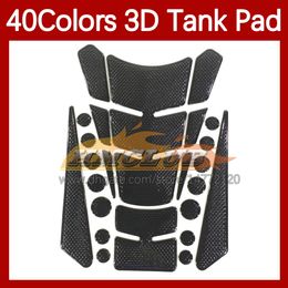 Motorcycle Stickers 3D Carbon Fiber Tank Pad Protector For HONDA CBR600 CBR 600 RR CC CBR600RR 09 10 11 12 2009 2010 2011 2012 Gas Fuel Tank Cap Sticker Decal 40 Colors