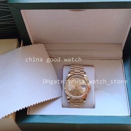 14 Model Super Menes Watch GMf Factory 40mm Automatic Cal.3255 Movement Gold Rome Dial Date Men 904L Steel GMF New style Sapphire Waterproof Luminous Wristwatches