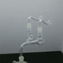 Smoking Accessories new Europe and Americaglass pipe bubbler smoking pipe water Glass bong Transparent catapult glass adapter 10mm