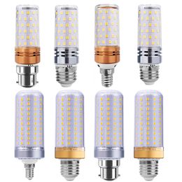 Три цветных светодиодных лампочек Light SMD2835 E27 B22 E14 Светодиодная лампа 12W 16W 25W 220 В 110 В 360 Угол SMD Светодиодная луковица Усастар