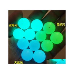 car dvr Stone 8Mm Round Ball Shape Luminous Beads Charms Fluorescent Chakra Healing Glow In Dark For Bracelets Jewellery Accessories Drop Deliv Dh65J