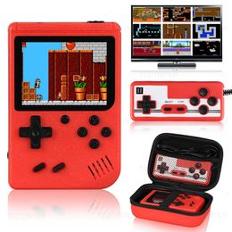 Lettori di giochi portatili Mini console per videogiochi portatile retrò Schermo LCD da 3,0 pollici Regalo per bambini Lettore di giochi portatile a 8 bit 400 giochi integrati Uscita AV 230228