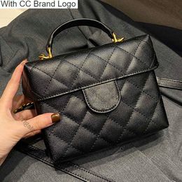 CC Brand Kosmetiktaschen Etuis Top-Griff Kalbsleder Caviar Black Kosmetiktaschen Box Flap Quilted Vanity Cases Designer-Handtaschen mit Brieftasche Kette Tote Crossbody S