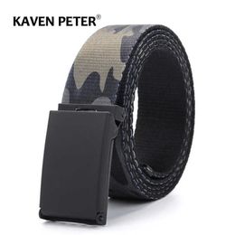 Cinture Maschili Cinture tattiche militari Moda Unisex Esercito Camouflage Vita Tela Cintura da uomo per jeans Femme Cintura con cinturino Z0228