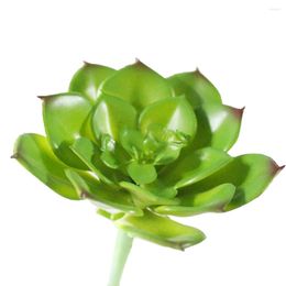 Decorative Flowers 1pc Ornaments Lifelike Succulent Artificial Floral Plants Foliage Lotus For Home Garden Decor