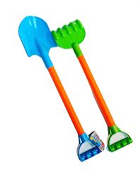 Party Favour 2 Pcs Toy Heavy Duty Plastic Kids Lawn 23.4" Rakes 25.5" Shovel Head And With Handle Birthday Favour Gift Set Bundle