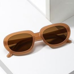 Sunglasses Small Frame Round Women Vintage Brand Designer Fashion Sun Glasses Female Retro Shades Classic Oval