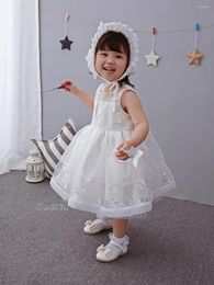 Girl Dresses High Quality Baby Girls Christening Gowns Tutu Dress Born Infant Princess Girls' Party Lace For Wedding